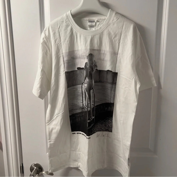 Wolford White Graphic Short Sleeve Tee - Picture 14 of 15